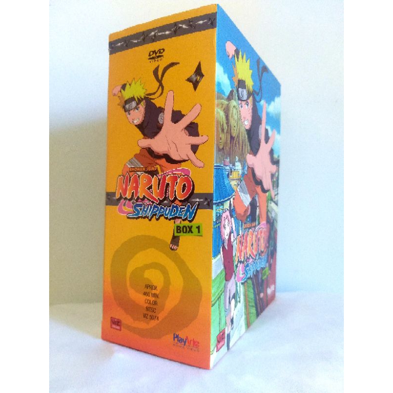 Dvd Naruto Shippuden - Box 1 - 1º Temporada, Original Play Arte