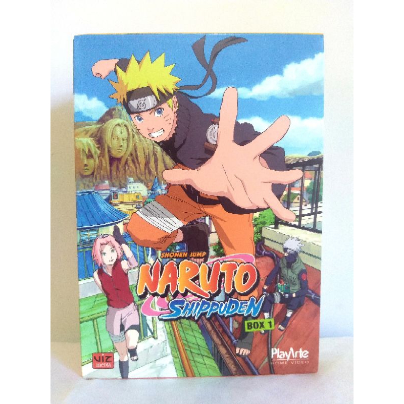 Dvd Naruto Shippuden - Box 1 - 1º Temporada, Original Play Arte