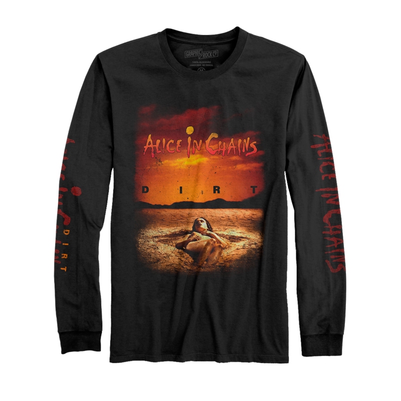 Camiseta Alice in Chains Dirt Manga Longa | Shopee Brasil