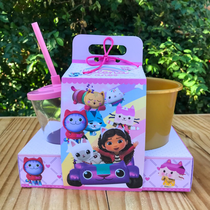 kit cineminha personalizado Casa Mágica da Gabby | Pegue e monte