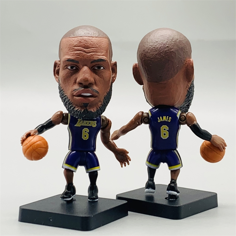 Miniatura LeBron James Lakers Minicraque Soccerwe Kodoto Action