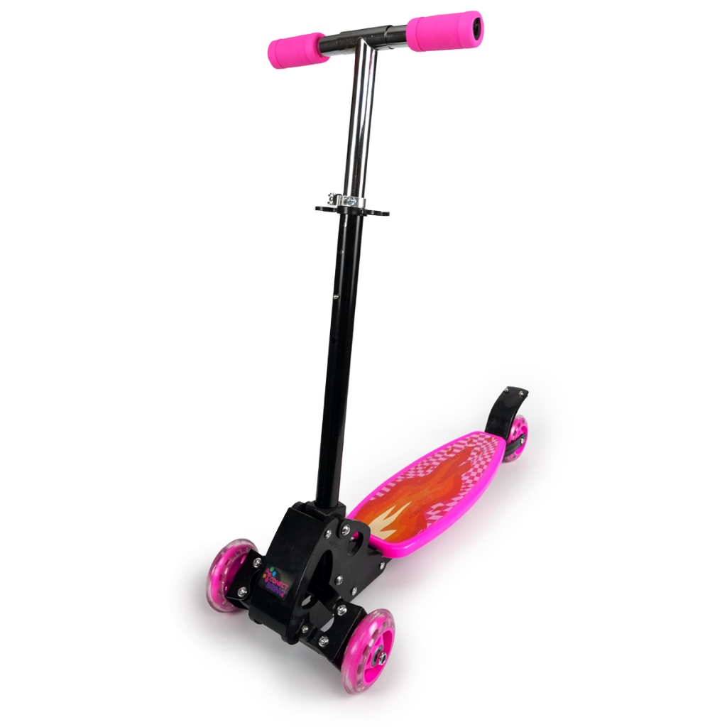 PATINETE INFANTIL 4 RODAS SCOOTER AJUSTAVEL COM FREIO CONECT BRINQ