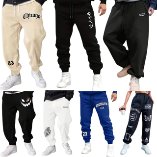Calça Moletom Estampada Confortável Queima De Estoque Promoção