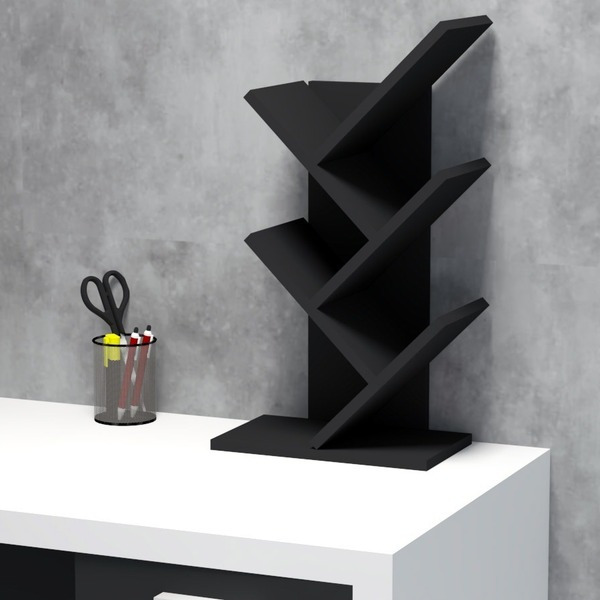 Porta Livros / Revistas - Madeira - Decorativo e Organizador Para Mesa