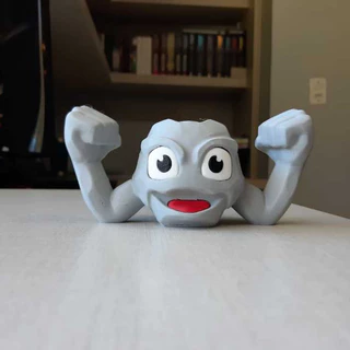 Geodude Pokémon - Impressão 3D