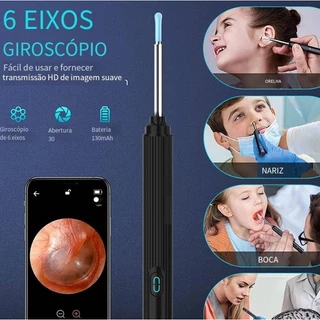 Aparelho Limpeza Ouvido Orelha Visão Inteligente Com Alta Precisão E Mini Câmera Otoscópio Cuidados de Saúde