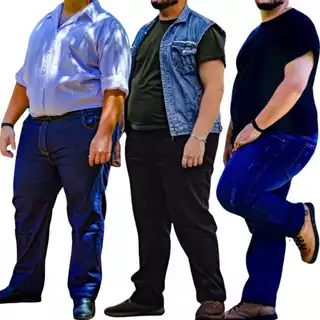 Calça Jeans Masculina Plus Size 48 ao 60