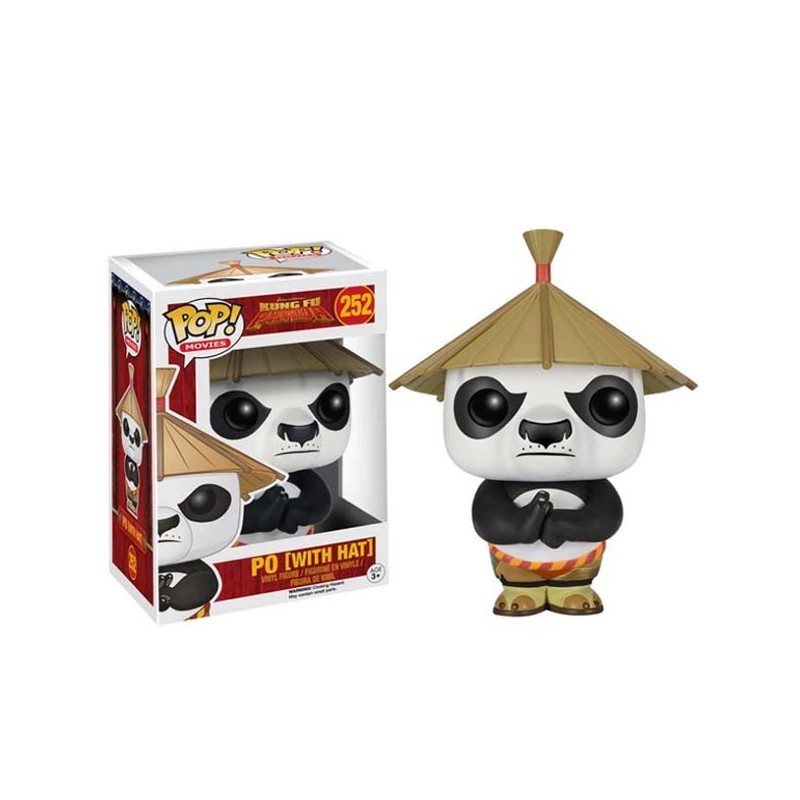Boneco DreamWorks Kung Fu Panda Po With Hat Pop Funko 252 Original ...