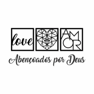 Kit 3 Adesivos + Frase Abençoado Por Deus