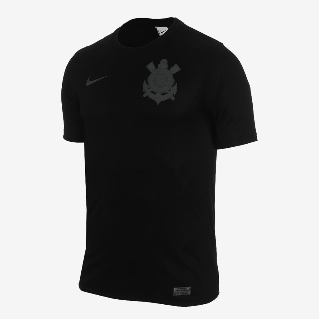 Camisa de Time Corinthians Preto 2024 FUTEBOL