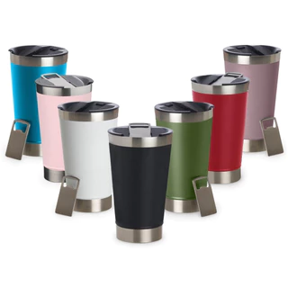 Copo Térmico 500ml com Abridor Parede Dupla