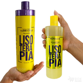 Kit Progressiva Lisoterapia Sem Formol + Shampoo Anti-Resíduos