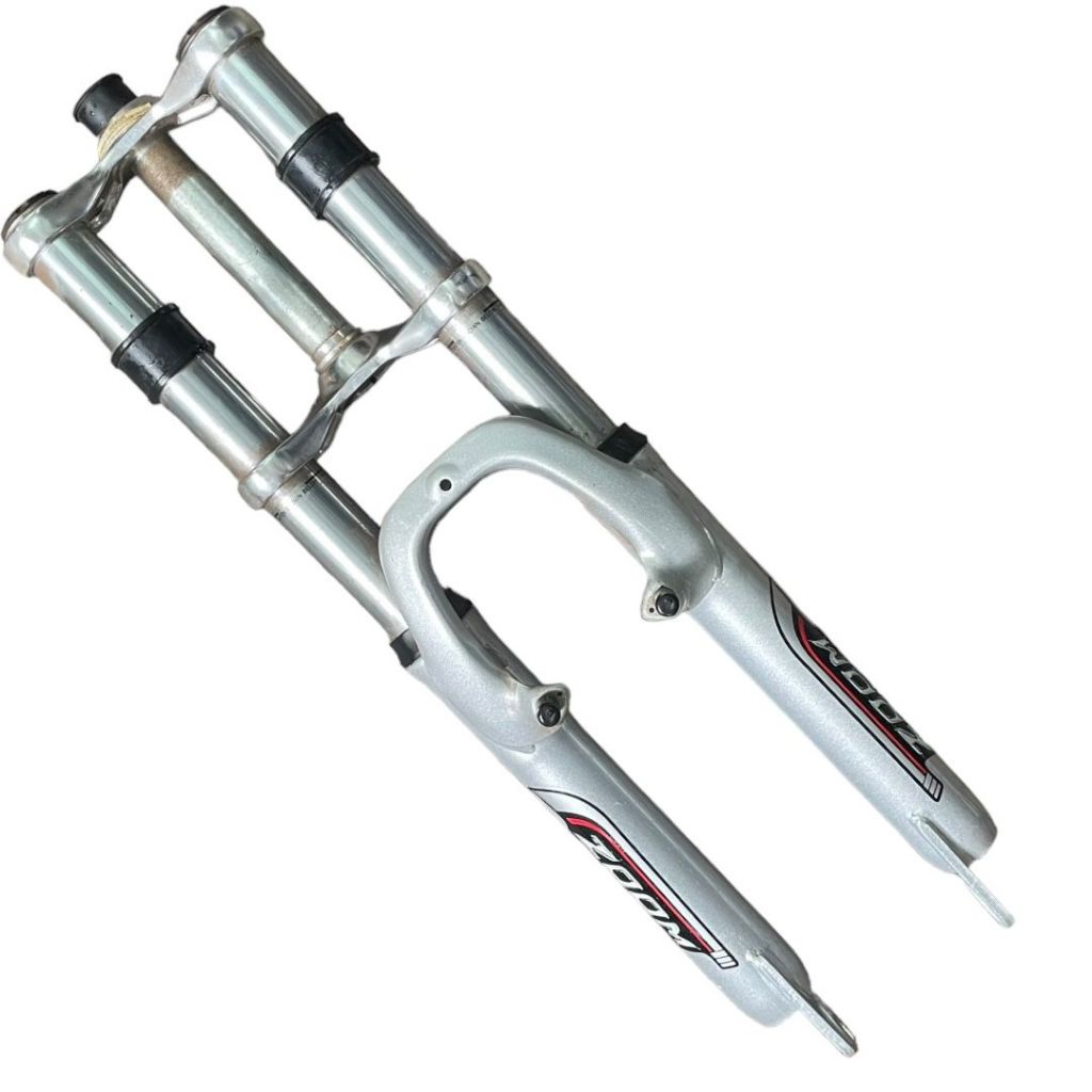 Garfo 3 Andares ZOOM Grosso Amortecido Para Bike Aro 26 Cinza | Shopee ...