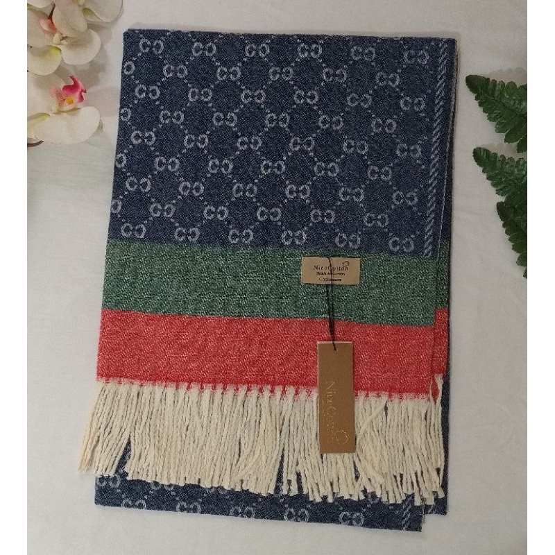 cachecol GG masculino feminino grande de lã grossa preto rosa bebê azul ...