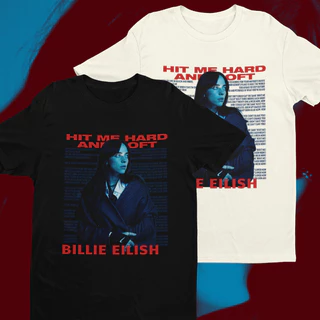 CAMISETA BILLIE EILISH HIT ME HARD AND SOFT ALGODÃO