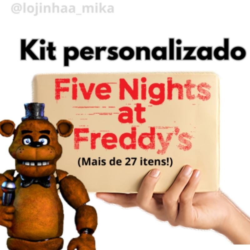 Kit personalizado De Fnaf/five nights at freddy's (LER DESCRIÇÃO ...