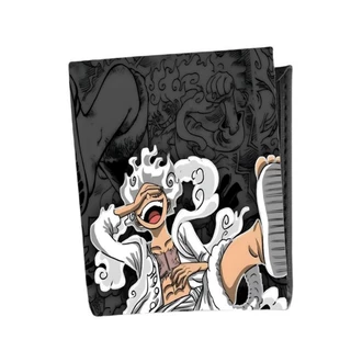 Carteira Porta Cartão e Documento Estampa Luffy Gear Five Nika God