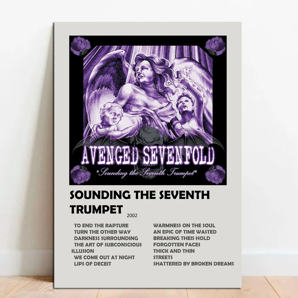 Quadro Placa Decorativa Avenged Sevenfold Sounding the seventh trumpet ...