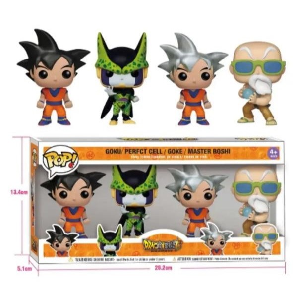 Caixa com 4 Bonecos Funko POP