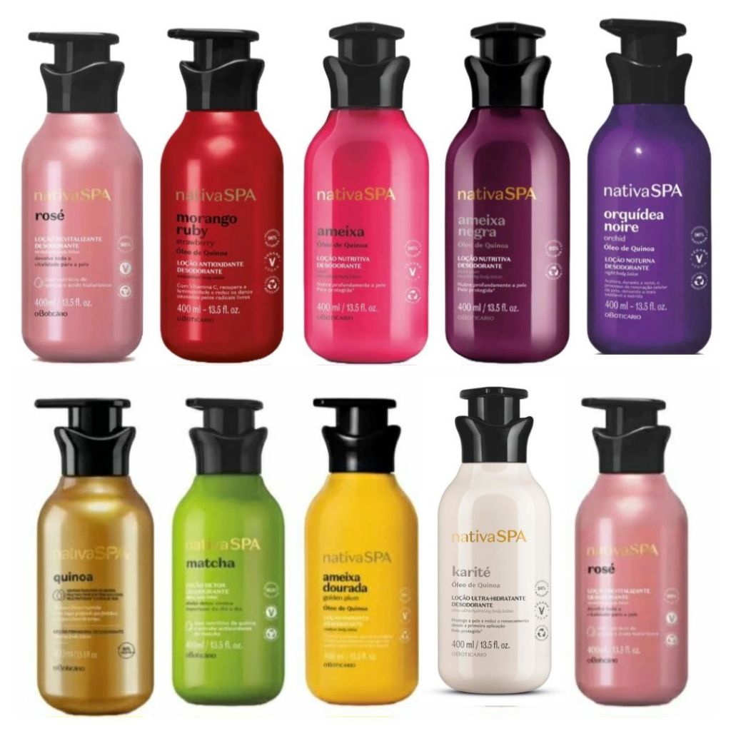 Nativa SPA Body Lotion Von O Boticário – Flor De Ameixa, 382 G, Für Geschmeidige & Geschützte Haut