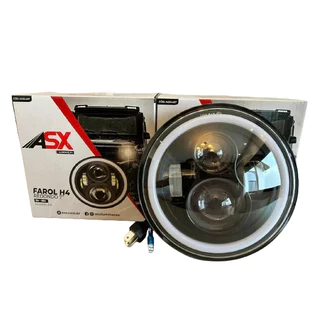 Farol Angel Eye Redondo 7 Polegadas - H4 - Bivolt ASX 061