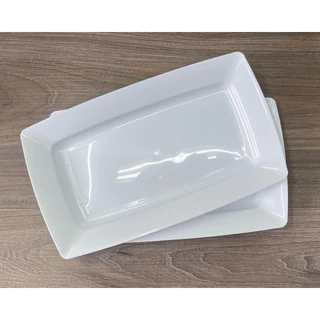 Kit c/12 Bandeja Petisquera Ideal para Porção Pastéis Churrasco Espetinho Festa Mult-Uso de Plástico
