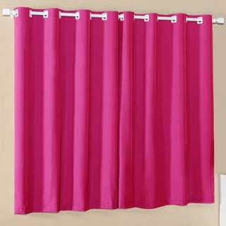Cortina Meia Parede Sala Quarto 2,20cm x 1,70cm Tecido Leve