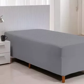 Protetor Impermeável para Cama Box Solteiro Reveste Colchão e Box Alt 50 cm