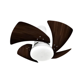 VENTILADOR TETO TORNADO 4P BRANCO/TABACO 127V BCO C3V VENTI DELTA