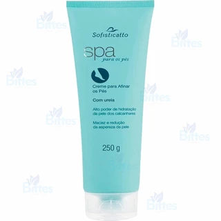 CREME SPA PARA OS PÉS SOFISTICATTO COSMÉTICOS COM UREIA AFINA PÉS HIDRATAÇÃO 250 GRAMAS