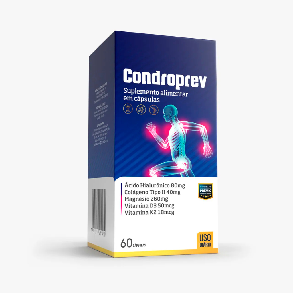 Condroprev 500mg 60 Capsulas | Shopee Brasil