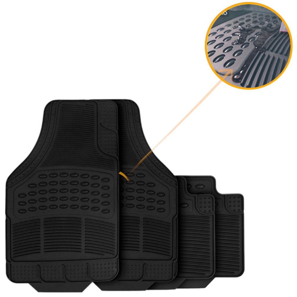 Tapetes Automotivo Universal Carro Borracha Pvc Modelo G Flash Tapetes