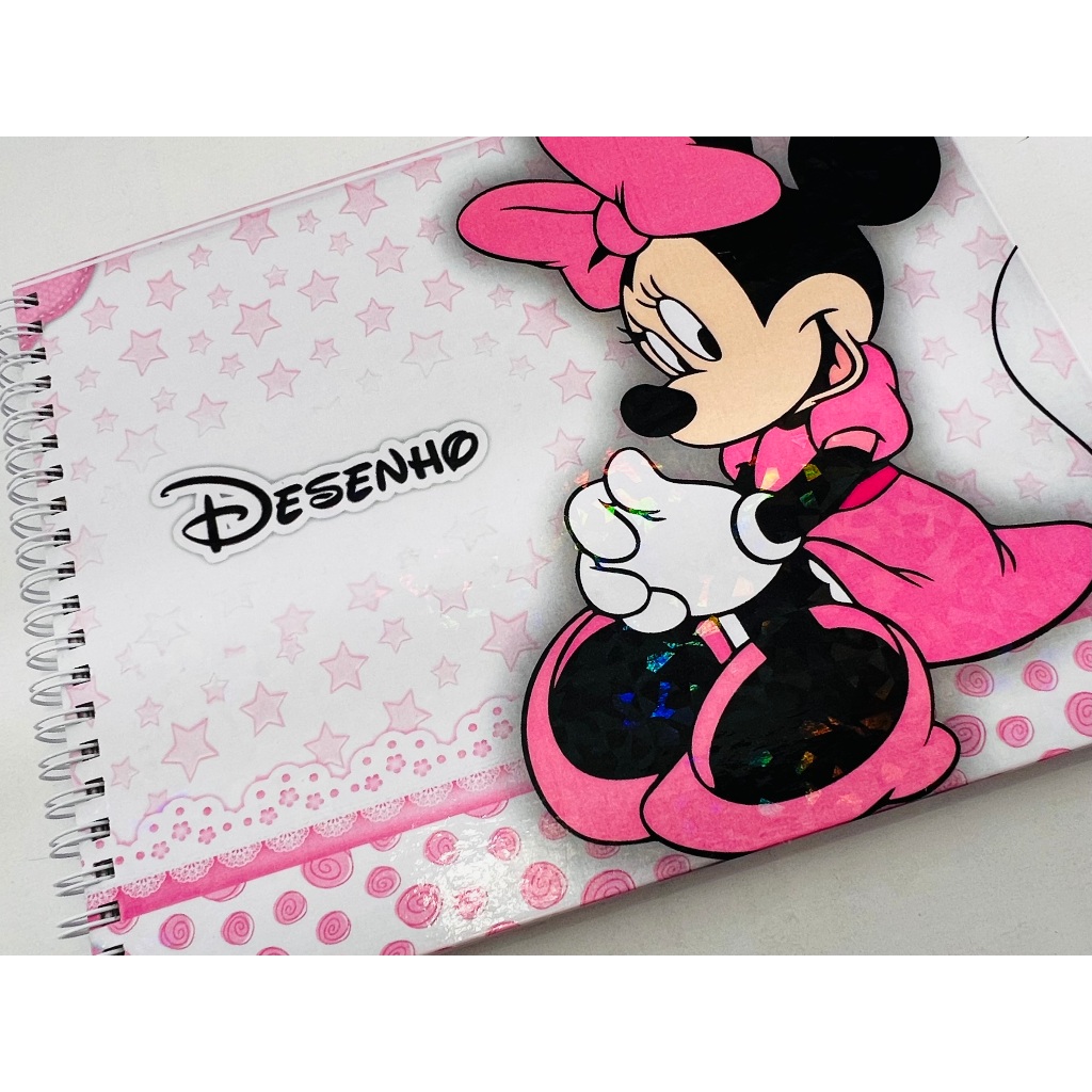Caderno De Desenho Infantil Minnie Mouse | Shopee Brasil