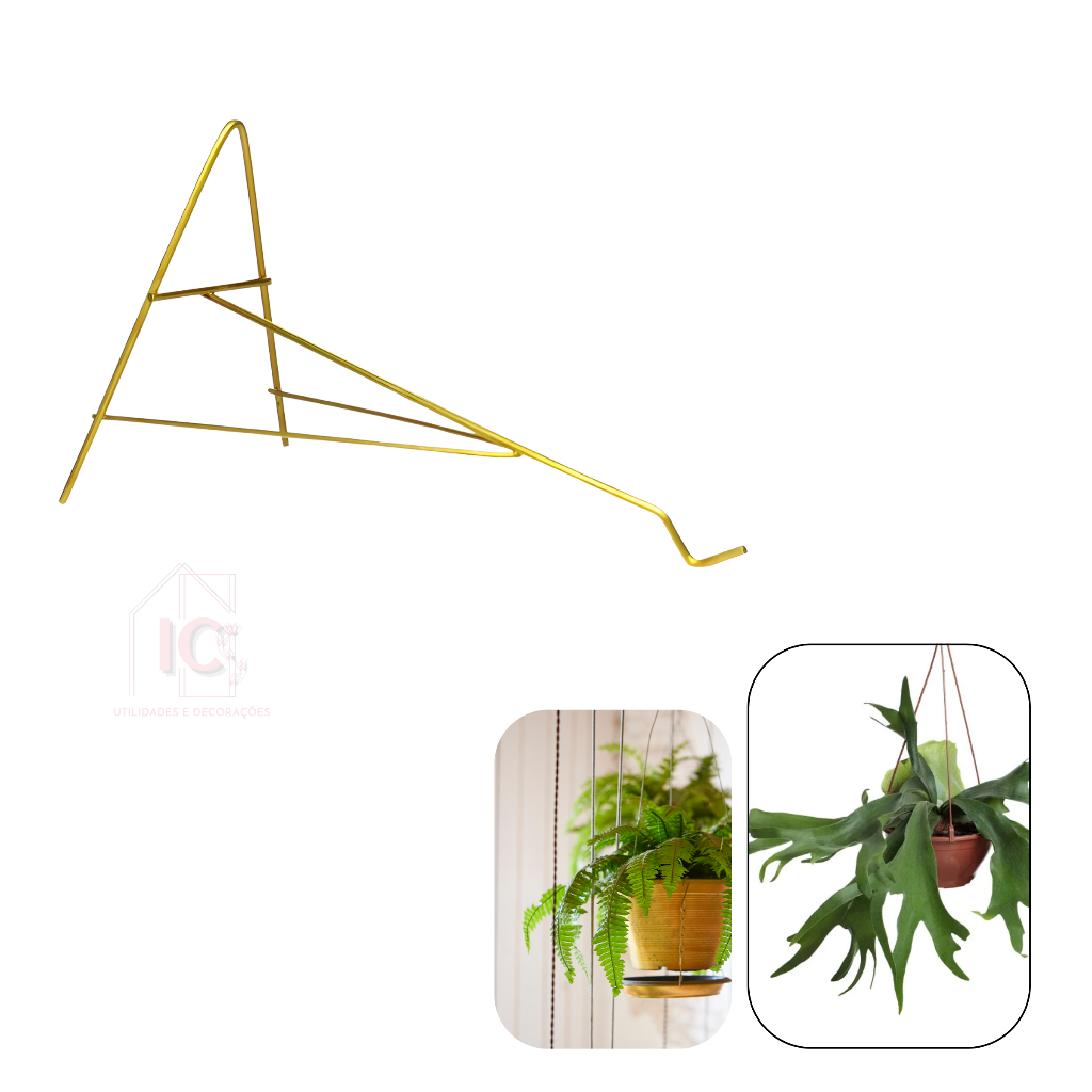 Suporte pendurar Flores plantas samambaia 1 uni | Shopee Brasil