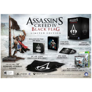 Assassin's Creed IV Black Flag Limited Edition - Xbox 360 (NOVO)