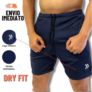 Bermuda Masculina Short Dry Fit Academia Moda Fitness Shorts de Treino e Atividades Fisicas