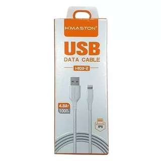 Cabo USB V8/TIPO-C Rápido 4.8A H'maston Cabo carregador rápido H'Maston USB 4,8A dados cabo
