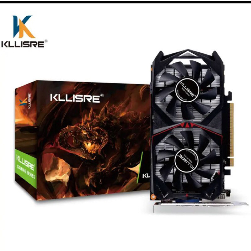 Kllisre gtx 750ti 4gb placa gráfica128bit gddr5 placas de vídeo gpu 750 ti 4g
