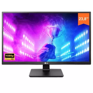 Monitor Gamer LG 24BN650U 23,8 Polegadas Preto IPS Full HD 75Hz Ajuste Inclinação Pivot HDMI Bivolt