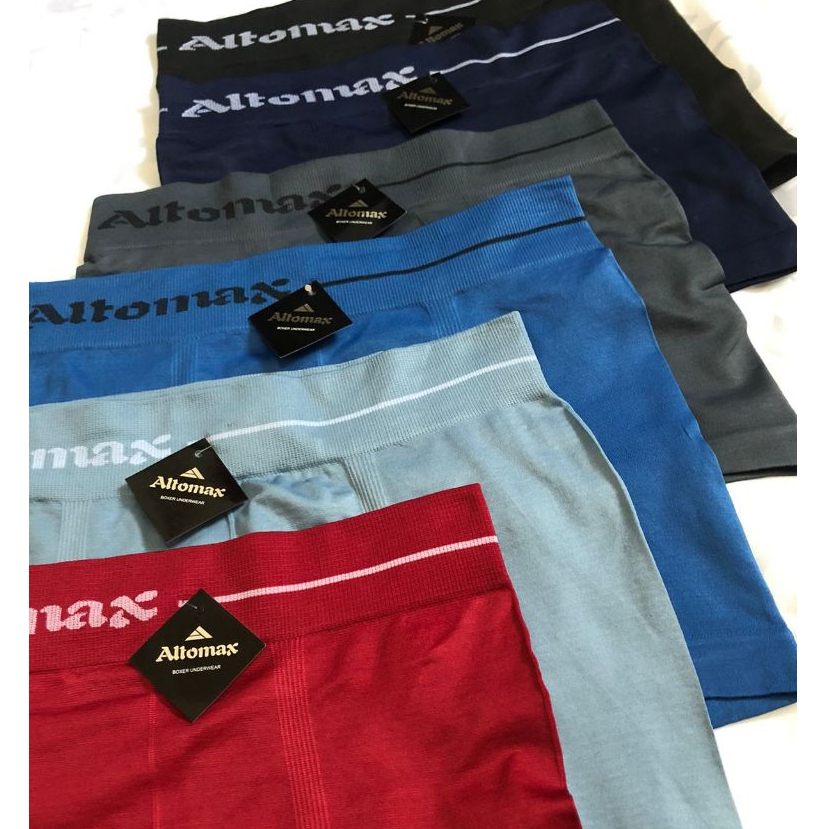 KIT 10 CUECA LISA ALTOMAX BOX BOXER ADULTO MASCULINA SEM COSTURA PREÇO ...