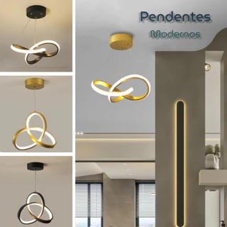 Luminária De Teto Pendente Led Moderna Lustre para Corredor Sala Quarto