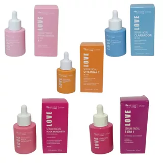 Kit C/5 Sérum Facial da Max Love