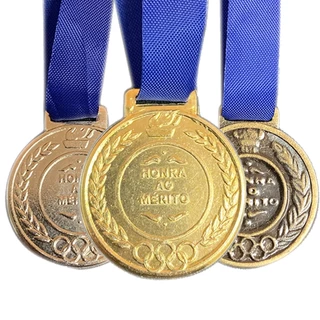 Kit 15 Unidades Medalhas de Metal Honra ao Mérito Mini Jogar Campeonato Esporte 29mm Torneio Pódio Acompanha Fita Kit 15 Unidades Medalhas de Metal Honra ao Mérito Mini Jogar Campeonato Esporte 29mm Torneio Pódio Acompanha Fita
