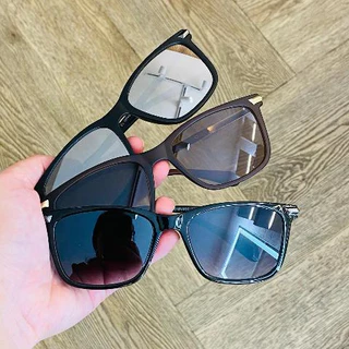 Óculos Escuros Masculino de Sol Proteção Uv400 Espelhado Varias Cores Retangular