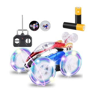 Carinho Controle Remoto Carro Maluco Gira 360º C/ Luzes Led