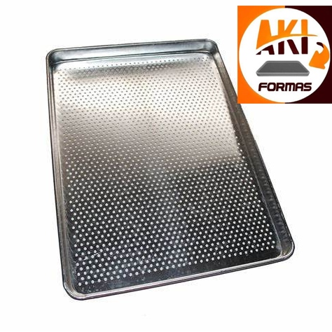 ASSADEIRA PERFURADA 40X30X1 DE ALUMINIO SERVE PARA BROWNIE COM NOTA FISCAL