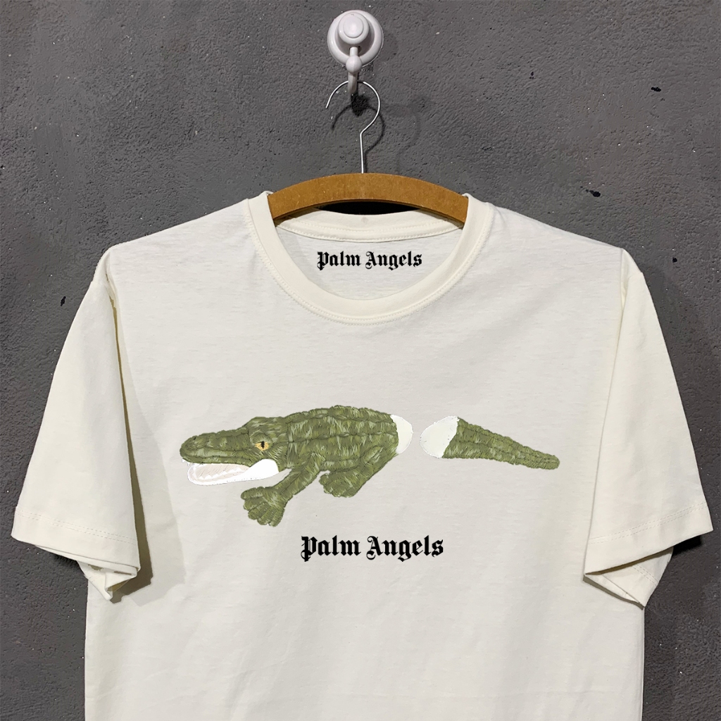 Camiseta Palm Angels Crocodile oversized algodão | Shopee Brasil