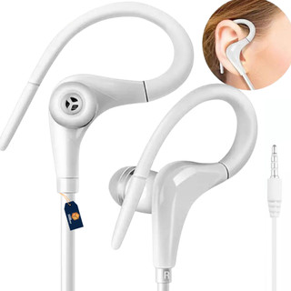 Fone De Ouvido Clip Gancho Orelha Não Cai Graves Bass C/ Fio | Shopee ...