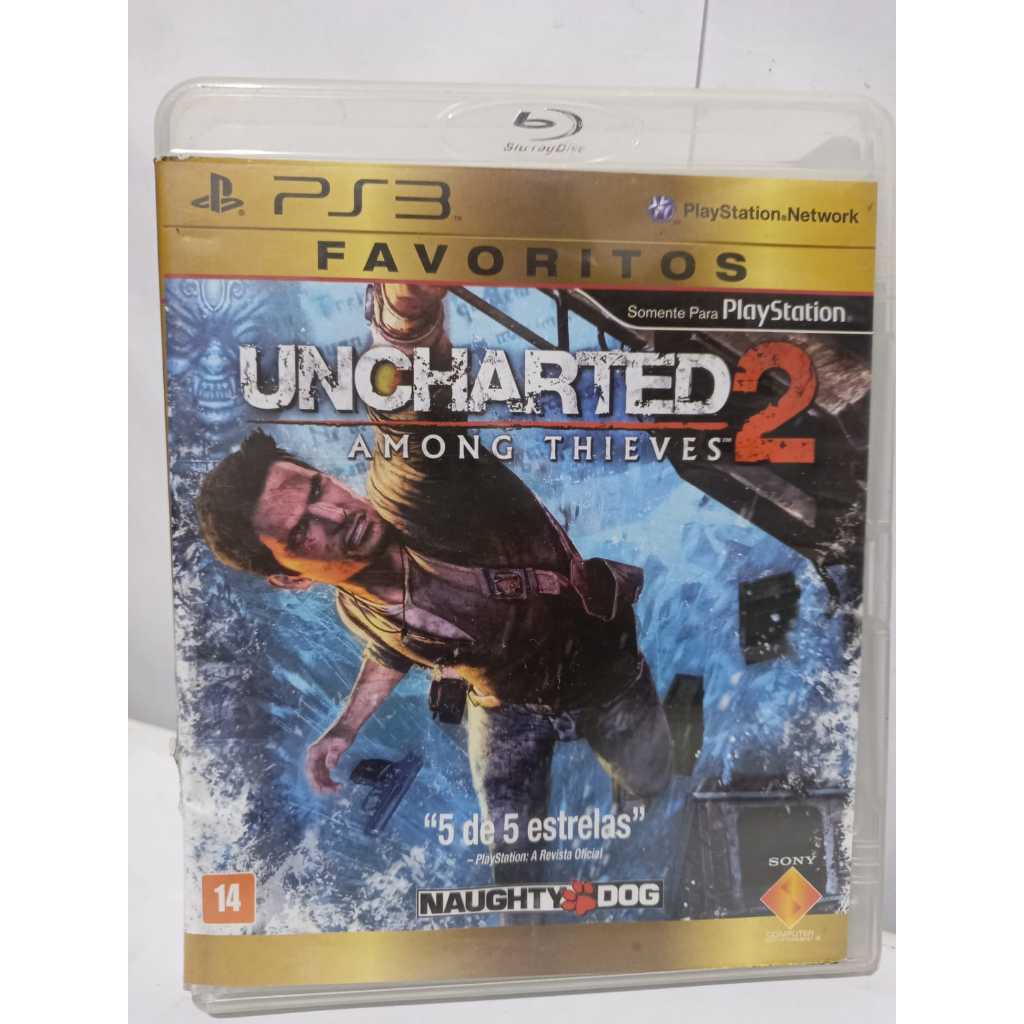 Uncharted 2 ps3 mídia física