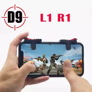 Gatilho Gamer para Jogo Celular, Gamepad L1 R1, Gatilho PUBG, Call Of Duty, Fortnite e Free Fire